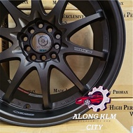 [2PCS] Sportrim Promax 18Inch CE28 18x8.5JJ ET35 10H100/114.3 BR-DARK