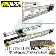 Y16 / Y15 / Y15ZR PROTAPER PS6 CNC HEAVY DUTY SWING ARM  ( +2 INCH 66CM ) FREE CHAIN COVER + KEYCHAI