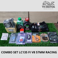 COMBO SET LC135 FI V8 57MM RACING