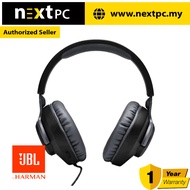 [Ready Stock] JBL Quantum 100 Wired Over Ear Gaming Headset / 1 Year Warranty