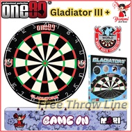 One80 Dart Board Gladiator 3+ Dart Board (NOT THICK WIRE) WDF APPROVED LOGO
