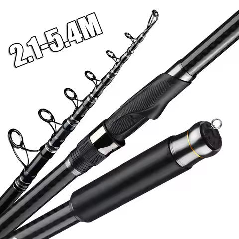 200g Lure 4.5/5.4m Sea Fishing Rod 36T Carbon Fiber Distance Throwing Ocean Boat Fishing Spinning Ro