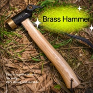 Brass Hammer ค้อนตอกสมอบก หัวทองเหลือง สำหรับ กิจกรรม กลางแจ้ง outdoor ตั้งแค้มป์ camping