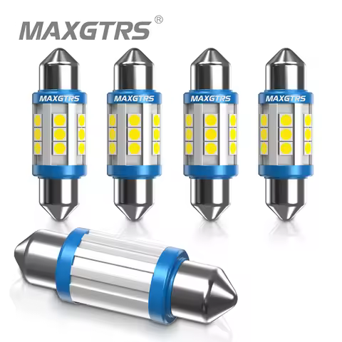 5x C5w Led Bulb CANBUS Festoon C10w Dome Lamp Reading Lamp Car Interior License Plate Light 3030 Chi