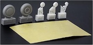 Eduard EDU648815 1/48 Brassin Grumman F4F-4 Wildcat Initial Wheel (for Edudo) Plastic Model Parts