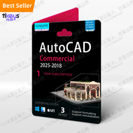 AutoCAD Commercial 1 Year Subscription 2025/2024/2023/2022 Genuine License Key Drafting Drawing Tool