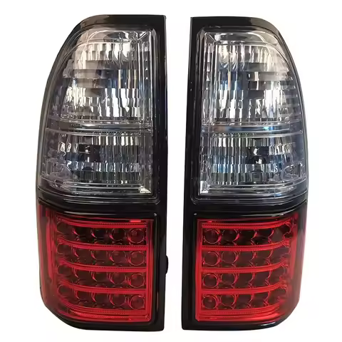 Car Modified LED Red and White Taillights Rear Brake lights For Toyota Prado KZJ95 VZJ95 FJ90 LC90 F
