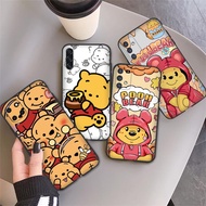 Black Phone Case Samsung M14 A14 A15 A24 A34 A54 F54 M54 Winnie the Pooh Casing