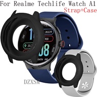 Realme Techlife Watch A1 Smart Watch Case Cover Bumper Screen Protective For Realme Watch A1 Smartwa