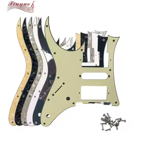 Xinyue Guitar Parts For Left Handed MIJ Ibanez RG 2550Z Guitar Pickguard Humbucker HSH Pickup Scratc