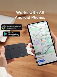 Wireless charger google find my device tracker card android Wallet Anti-loss Card GPS Tracking Smart