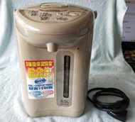 (M14)二手良品~Tiger虎牌日本製 電熱水瓶PDF-F30R 3L~正常使用換下~