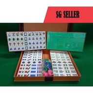 Crystal Green Colour Mahjong Set / A1 Size 37mm / A2 Size 35mm