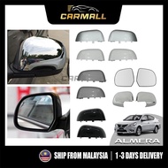 Nissan Almera Side Mirror Cover Side Rearview Mirror Wing Cover Trim For Almera (2011-2019) Car Mall