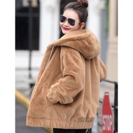 CODE G49P THICK WARM FLUFY FUR SHERPA JACKET