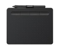 Wacom Intuos Basic CTL-4100/K0-C繪圖板(入門版)黑 數位筆 4,096 階數位 近乎全新