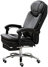 OZCULT Arm Chair Racing Gaming Computer Office Chair, Comfortable Headrest Home Boss chair, 180° large Angle Reclining, Double Backrest Lift Chair, Load-bearing 200kg, Black Decoration