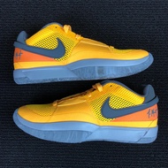 【香港包驗】全新莫蘭特一代 Ja1 漸變橙 低幫籃球鞋 舒適百搭 男女同款