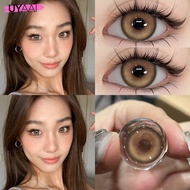 คอนแทคเลน [0.00~-6.00] UYAAI x FRESHLADY K4 series คอนแทคเลนส์สี 14.5mm Brown Gray Blue คอนแทคเลนส์ร