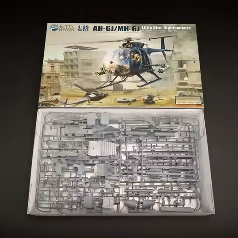 Kitty Hawk 1/35 assembly model KH50003 American AH-6 J/MH-6J Little Bird Helicopter -Aircraft Model 