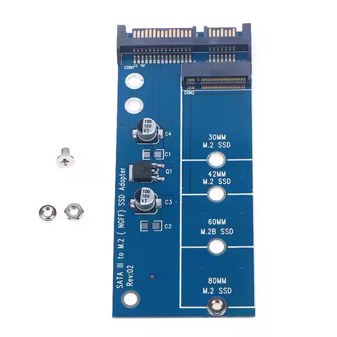 Add On Card NGFF M.2 Adapter M2 SATA3 Raiser M.2 To SATA Adapter SSD M2 To SATA Expansion Card B Key