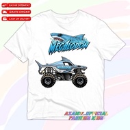 Monster Jam Truck Monster Megalodon Children's T-shirt / Megalodon Monster Truck Children's T-shirt