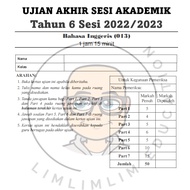 【2 SET】UJIAN AKHIR SESI AKADEMIK  Tahun 6 Sesi 2022/2023 || UASA 六年级 2022/2023年 || UASA Year 6（Softc