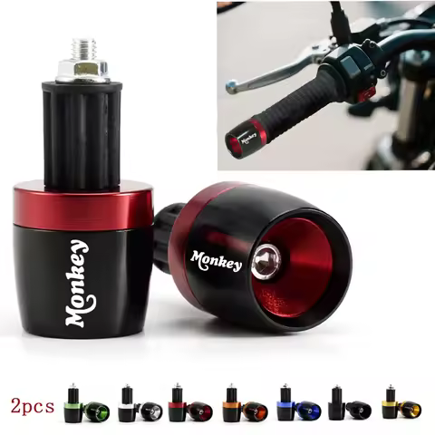 Motorcycle Accessories Handlebar Grips Ends Handle Bar Cap End Plug For HONDA Monkey 125 Monkey125 M