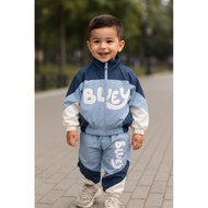 VTB19 Bluey windbreaker tracksuit set for your little ones / unisex for 1-6yrs old