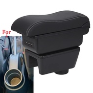For Seat Ibiza Armrest Box For Seat Ibiza 6j Ibiza 6L Car Armrest Auto Storage Box Retrofit parts In