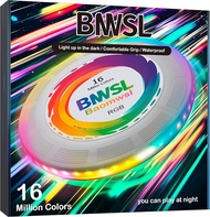 LED Light-Up Flying Disc – 50 Ultra Bright LEDs IP65 Waterproof Durable & Rechargeable 12 Color Mode