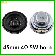 BUB Power Full Ranges Audios Speaker 45mm 4Ohm 5W 8Ohm 3W Magnetic Speaker