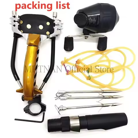 High quality outdoor hunting powerful slingshot fishing hunting set archery slingshot shooting fishi