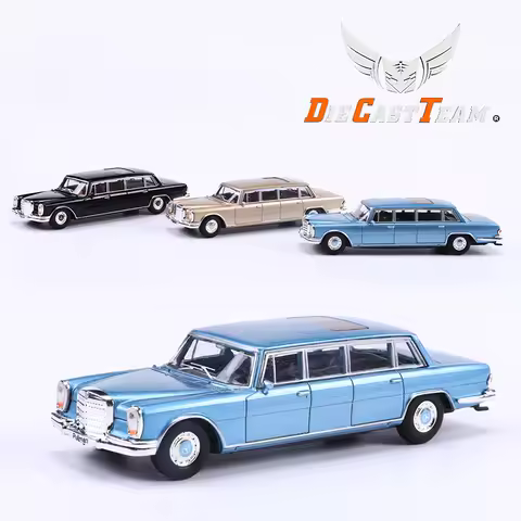 DCT 1/64 Mercedes-Benz Pullman600 (W100) LWB Limousine Car Alloy Motor Vehicle Diecast Metal Model K