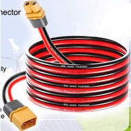 XT60 Male to Female Connector, 12AWG 0.5M(1.65Ft) Silicone Wire, Compatible with Chargers, Batteries