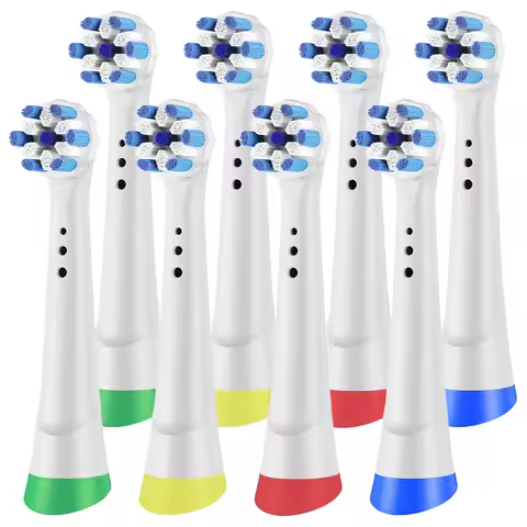 4/8/12 Pack Compatible with Oral B iO Series Electric Toothbrush Replacement Brush Heads, Toothbrush