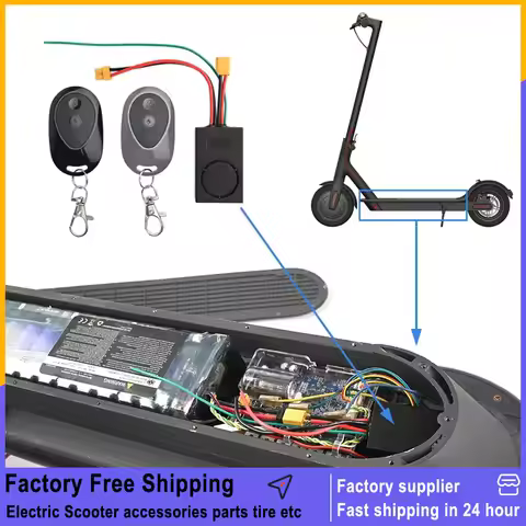 Anti-Theft Alarm Set for Xiaomi M365 Pro 2 1s for Ninebot Max G30 G30D Electric Scooter Remote Contr