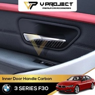 3 Series F30 F31 F34 F35 320i 328i 330i 320d 325d Inner Door Handle Trim Carbon 2013-2019 V Project 