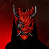 炙熱風格的賽博龐克鬼面具、Cyberpunk 2077 武士角色扮演面具