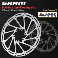 Mtb Rotor Disc Brake Rotor 160Mm 180Mm 203MM For Sram Rotors Sagmit Rotor Mountain Bike With 6 Bolts