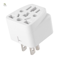 HOT US Travel Plug Adapter EU/UK/AU/In/CN/JP/Asia/Italy/Brazil to USA (Type B), 3 Prong USA Plug, Ch