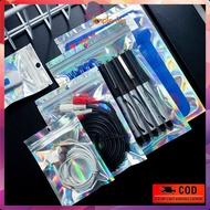 EC DO-C1104 Plastic Clip Hologram Flat Packaging Food Wrap Spices Plastic UK 7X13CM Ziplock/ Hologra