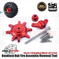 Beadlock Hub Tire Assemble Removal Tool Fits For 1/10 Wheel 1.9 2.2 In