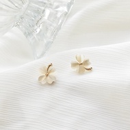 Four Leaves Mini Stud Earring (925 Silver Stud) Korean Mini Stud Earrings