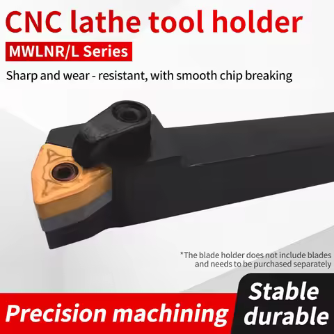 EiMoGe CNC lathe cylindrical tool holder MWLNR/L2525M08/2020K08 machine tool holder a straight knife