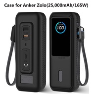 Silicone Case for Anker Laptop Power Bank (25000mAh 165W) , SD/SIM Card Storage, Travel Protective C