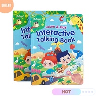 OUF 1PCS đa chức năng eBook Montessori từ tiếng Anh Máy học tập điện tử đọc sách Toddler bé Đồ chơi