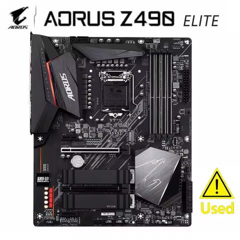 GIGABYTE Z490 AORUS ELITE LGA 1200 Intel Z490 ATX Motherboard with Dual M.2 SATA 6Gb/s, USB 3.2 Gen