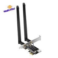 6E Adapter 5400Mbps BT5.2 PCI-E Wireless Network Card AX5400  6E PCI-E 2.4G/5G/6Ghz  Card for Win10 