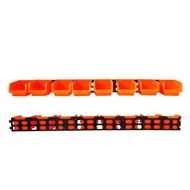 Funien 8 Stackable Bins 3 Tracks Wall Mounted Storage Bin for Screws Nuts Bolts Nails Organize Small